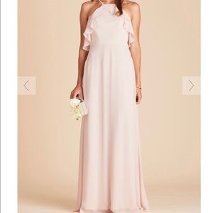 Birdy Grey Pale Blush Chiffon Dress